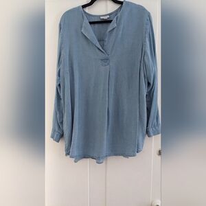 J Jill Denim Tunic/Top/Shirt In EUC, 2x